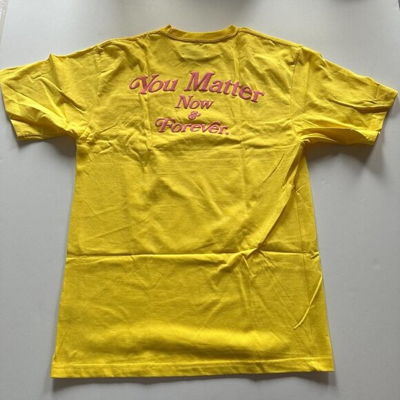 Demetrius Harmon "You Matter Now & Forever" Sunflower Yellow T-Shirt - Medium - Picture 1 of 5